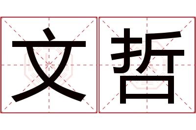 哲的意思名字